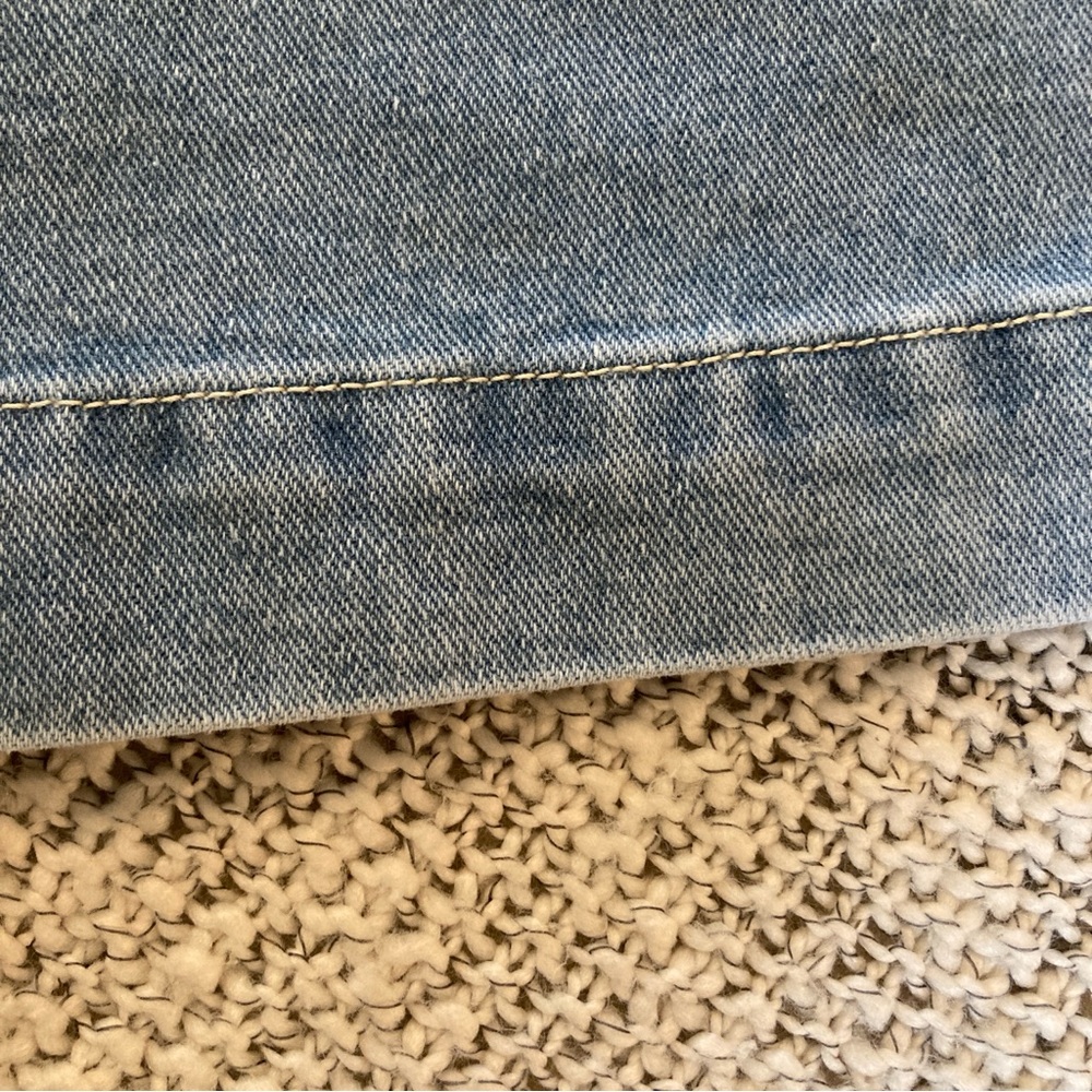 Veronica Beard Revolve Moxie Mini Skirt in Silverwood Blue Size 10 EUC - Picture 10 of 14